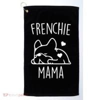 Frenchie Mama Love Golf Towel thumb 0