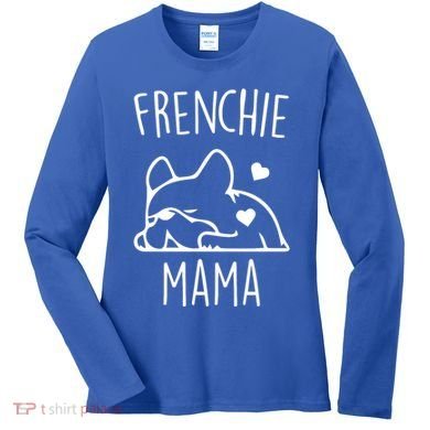 Frenchie Mama Love Women's Long Sleeve Shirt