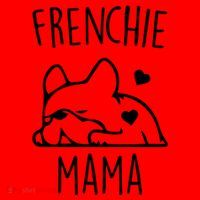 Frenchie Mama Love Santa Hat thumb 1