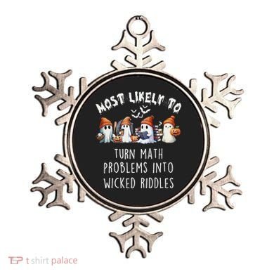 Funny Most Likely To Turn Math Problems Into Wicked Riddles Ornament