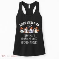Funny Most Likely To Turn Math Problems Into Wicked Riddles Women's Tank Top thumb 0