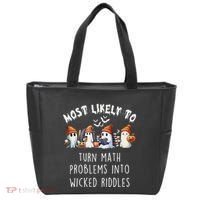 Funny Most Likely To Turn Math Problems Into Wicked Riddles Tote Bag thumb 0