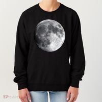 Full Moon Luna Astronomy Space Galaxy Stars Women's Sweatshirt thumb 0
