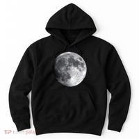 Full Moon Luna Astronomy Space Galaxy Stars Hoodie thumb 0