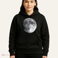 Full Moon Luna Astronomy Space Galaxy Stars Hoodie thumb 5