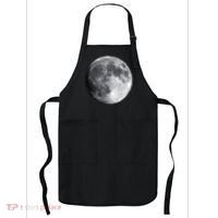 Full Moon Luna Astronomy Space Galaxy Stars Apron thumb 0