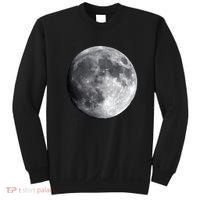 Full Moon Luna Astronomy Space Galaxy Stars Sweatshirt thumb 0