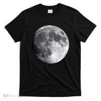 Full Moon Luna Astronomy Space Galaxy Stars T-Shirt thumb 0