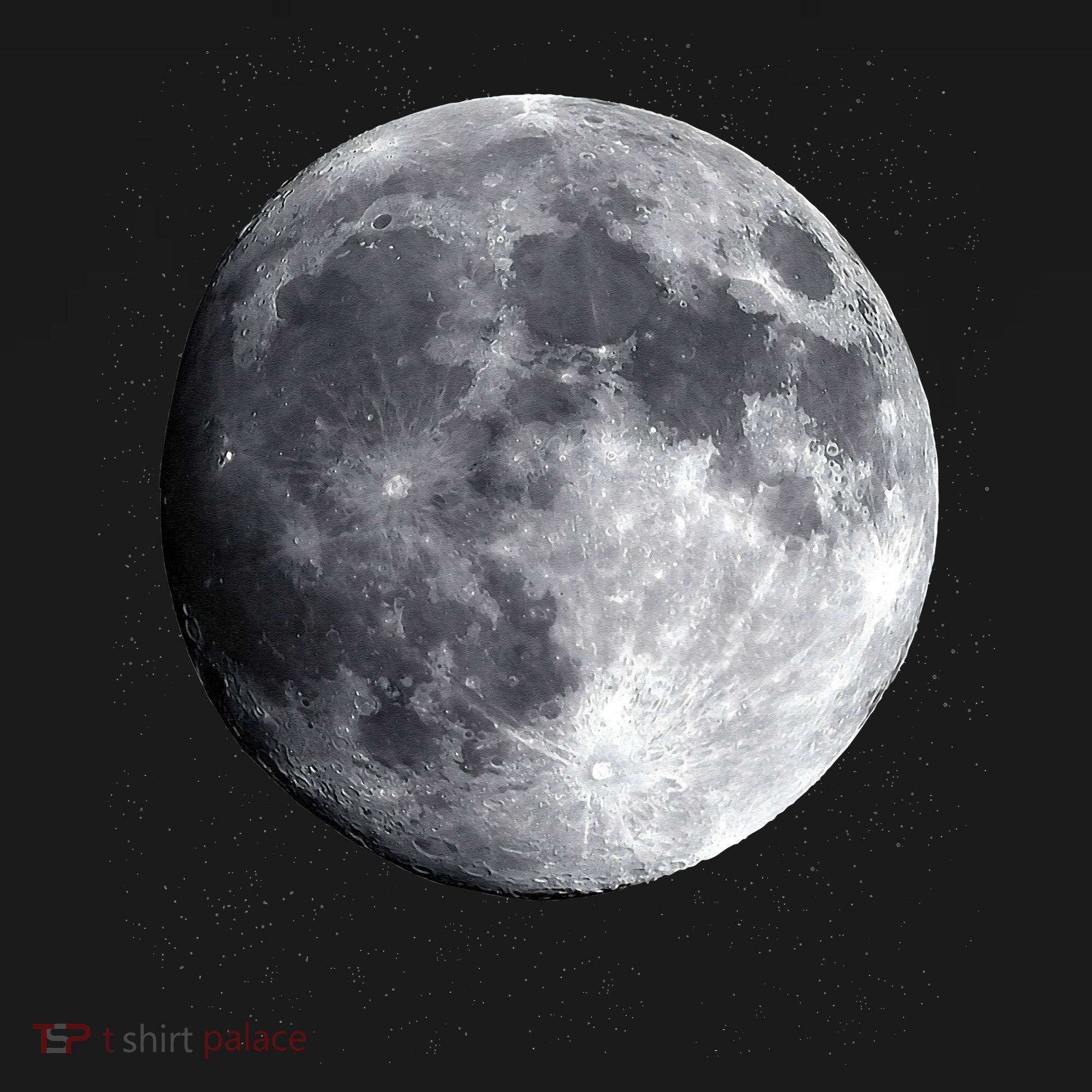 Full Moon Luna Astronomy Space Galaxy Stars Coaster