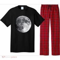 Full Moon Luna Astronomy Space Galaxy Stars Pajama Set thumb 0