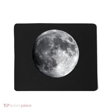 Full Moon Luna Astronomy Space Galaxy Stars Mousepad
