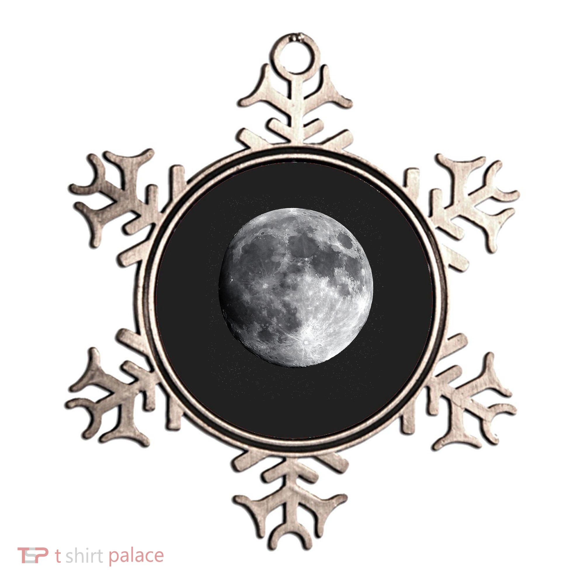 Full Moon Luna Astronomy Space Galaxy Stars Ornament