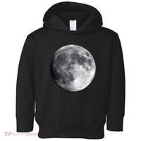 Full Moon Luna Astronomy Space Galaxy Stars Toddler Hoodie thumb 0