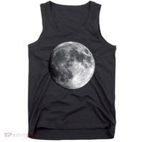 Full Moon Luna Astronomy Space Galaxy Stars Tank Top thumb 0