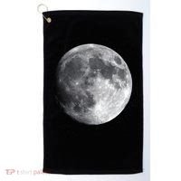 Full Moon Luna Astronomy Space Galaxy Stars Golf Towel thumb 0
