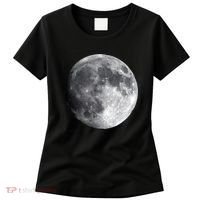 Full Moon Luna Astronomy Space Galaxy Stars Women's T-Shirt thumb 0
