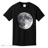 Full Moon Luna Astronomy Space Galaxy Stars Kids T-Shirt thumb 0