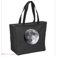 Full Moon Luna Astronomy Space Galaxy Stars Tote Bag thumb 2