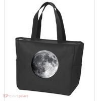 Full Moon Luna Astronomy Space Galaxy Stars Tote Bag thumb 3