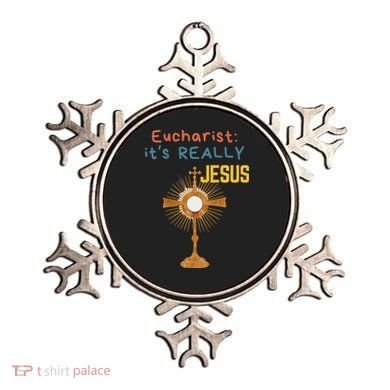 Front My Lord Monstrance Back Eucharist ItS Really Jesus Ornament