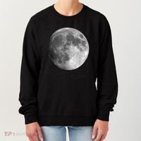 Full Moon Luna Astronomy Space Galaxy Stars Women's Sweatshirt thumb 0