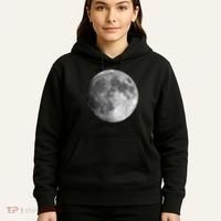 Full Moon Luna Astronomy Space Galaxy Stars Hoodie thumb 5