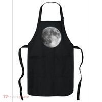 Full Moon Luna Astronomy Space Galaxy Stars Apron thumb 0