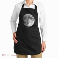 Full Moon Luna Astronomy Space Galaxy Stars Apron thumb 2