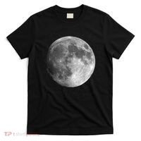 Full Moon Luna Astronomy Space Galaxy Stars T-Shirt thumb 0