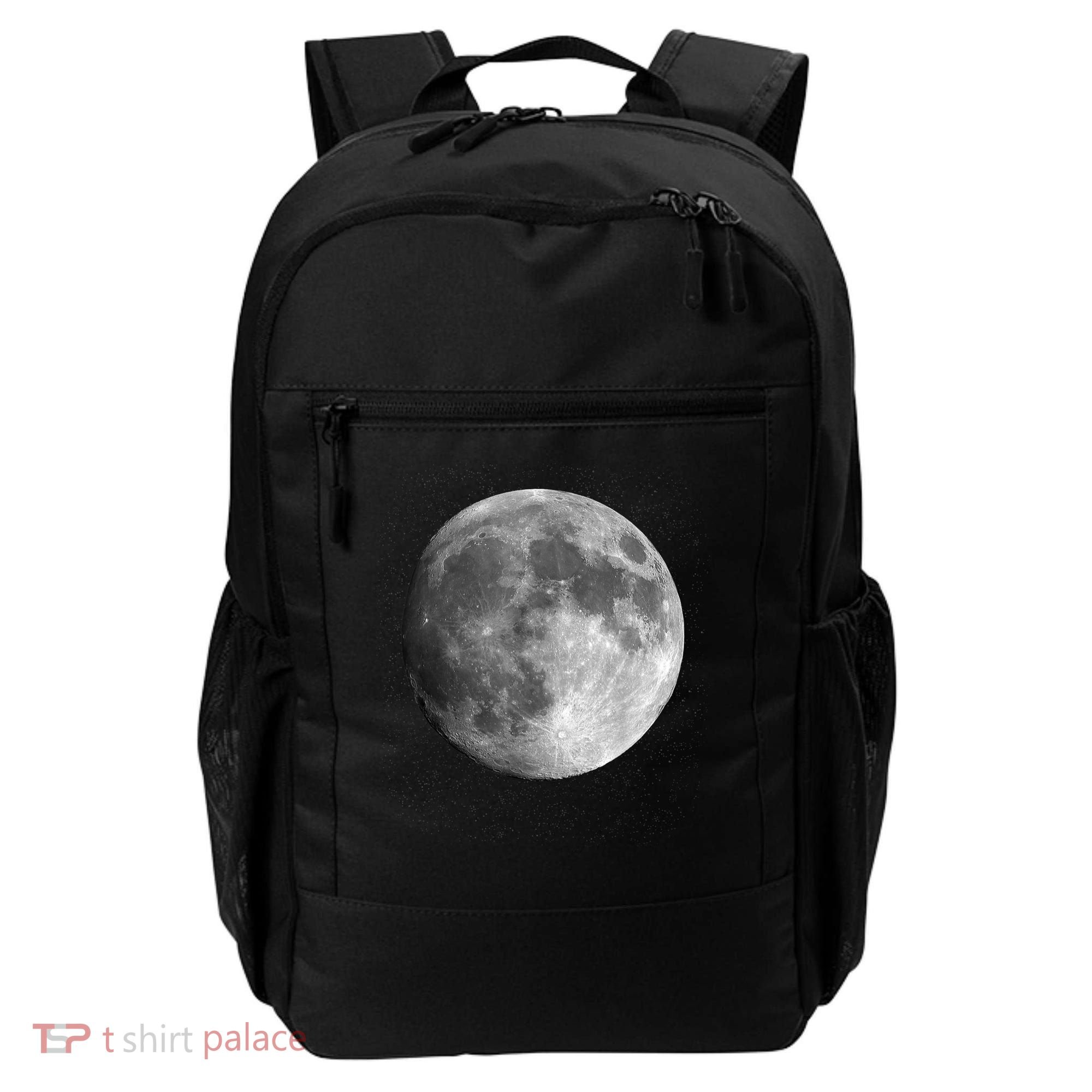 Full Moon Luna Astronomy Space Galaxy Stars Backpack