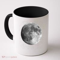 Full Moon Luna Astronomy Space Galaxy Stars Coffee Mug thumb 0