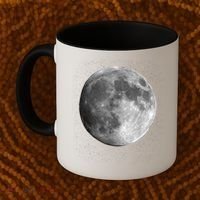 Full Moon Luna Astronomy Space Galaxy Stars Coffee Mug thumb 2