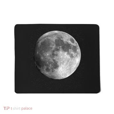 Full Moon Luna Astronomy Space Galaxy Stars Mousepad