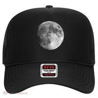 Full Moon Luna Astronomy Space Galaxy Stars Hat thumb 0
