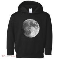 Full Moon Luna Astronomy Space Galaxy Stars Toddler Hoodie thumb 0