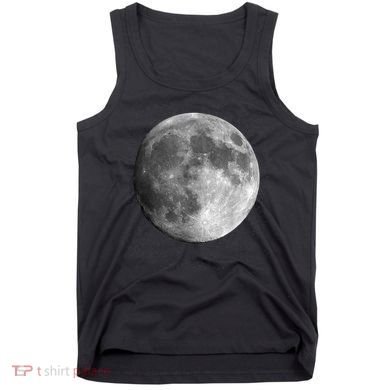 Full Moon Luna Astronomy Space Galaxy Stars Tank Top