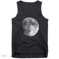 Full Moon Luna Astronomy Space Galaxy Stars Tank Top thumb 0