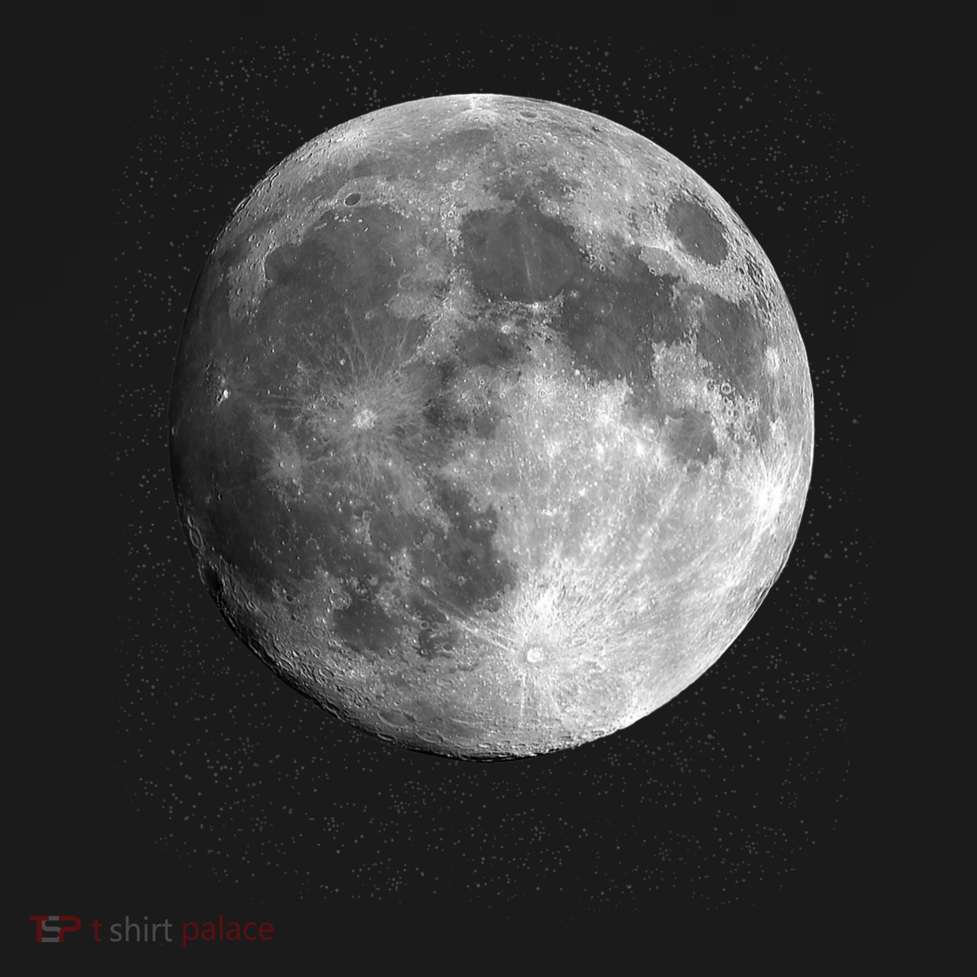 Full Moon Luna Astronomy Space Galaxy Stars Tank Top