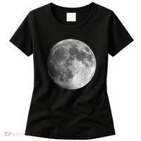 Full Moon Luna Astronomy Space Galaxy Stars Women's T-Shirt thumb 0