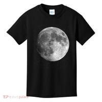 Full Moon Luna Astronomy Space Galaxy Stars Kids T-Shirt thumb 0