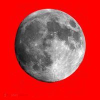 Full Moon Luna Astronomy Space Galaxy Stars Santa Hat thumb 1