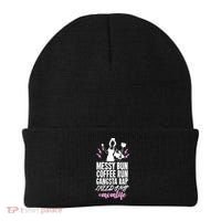 Funny Mom Life Quote Gift For Your Busy Mom Cute Gift Beanie thumb 0