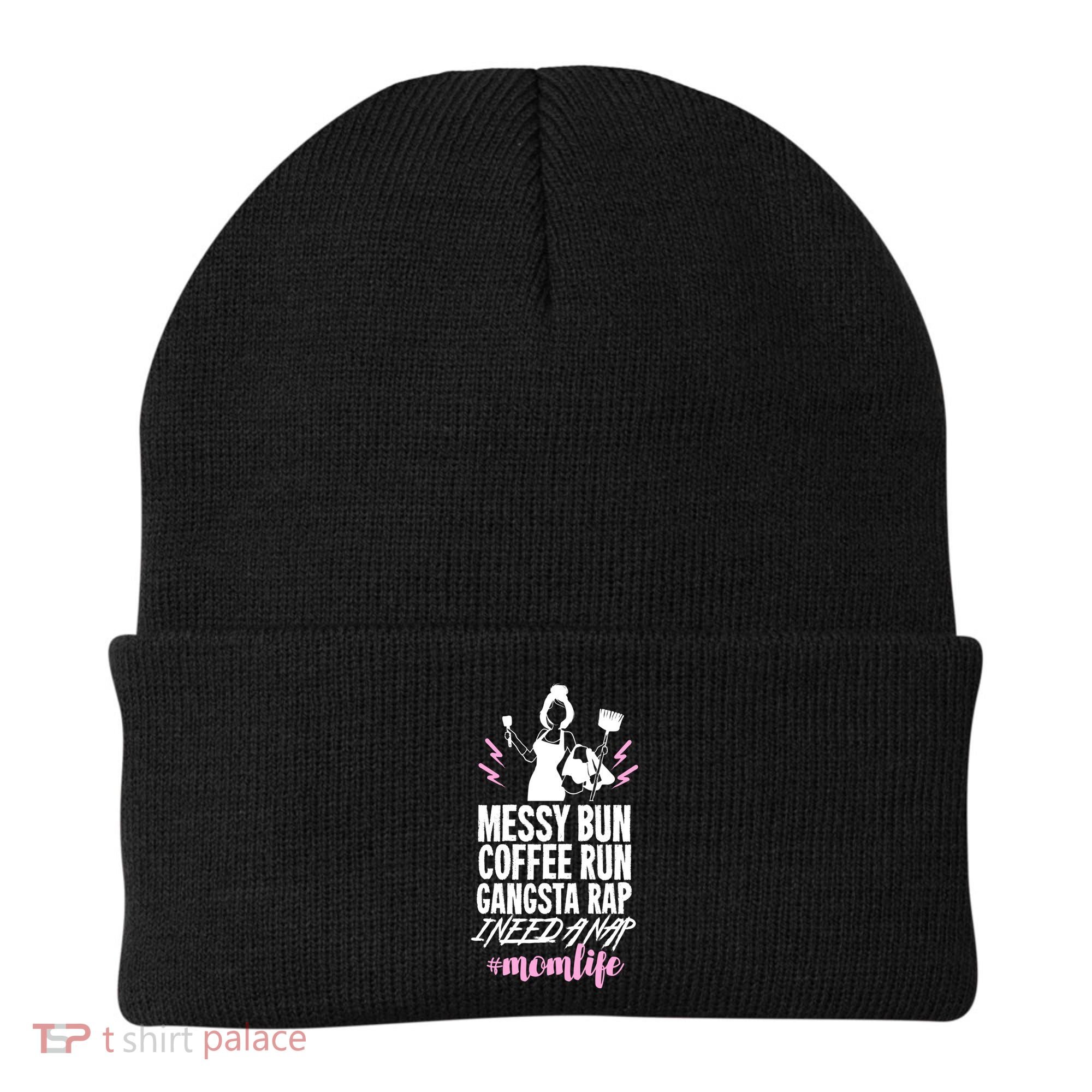 Funny Mom Life Quote Gift For Your Busy Mom Cute Gift Beanie