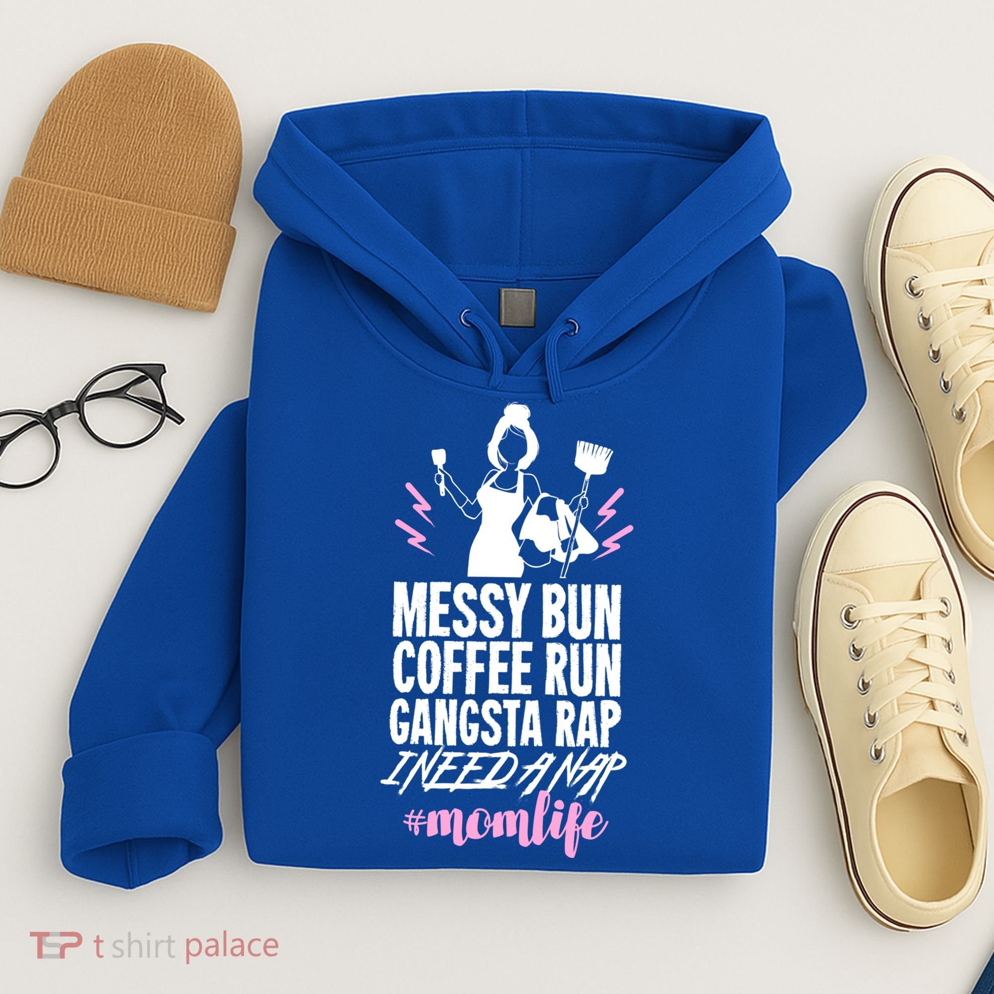 Funny Mom Life Quote Gift For Your Busy Mom Cute Gift Hoodie