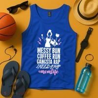 Funny Mom Life Quote Gift For Your Busy Mom Cute Gift Tank Top thumb 4