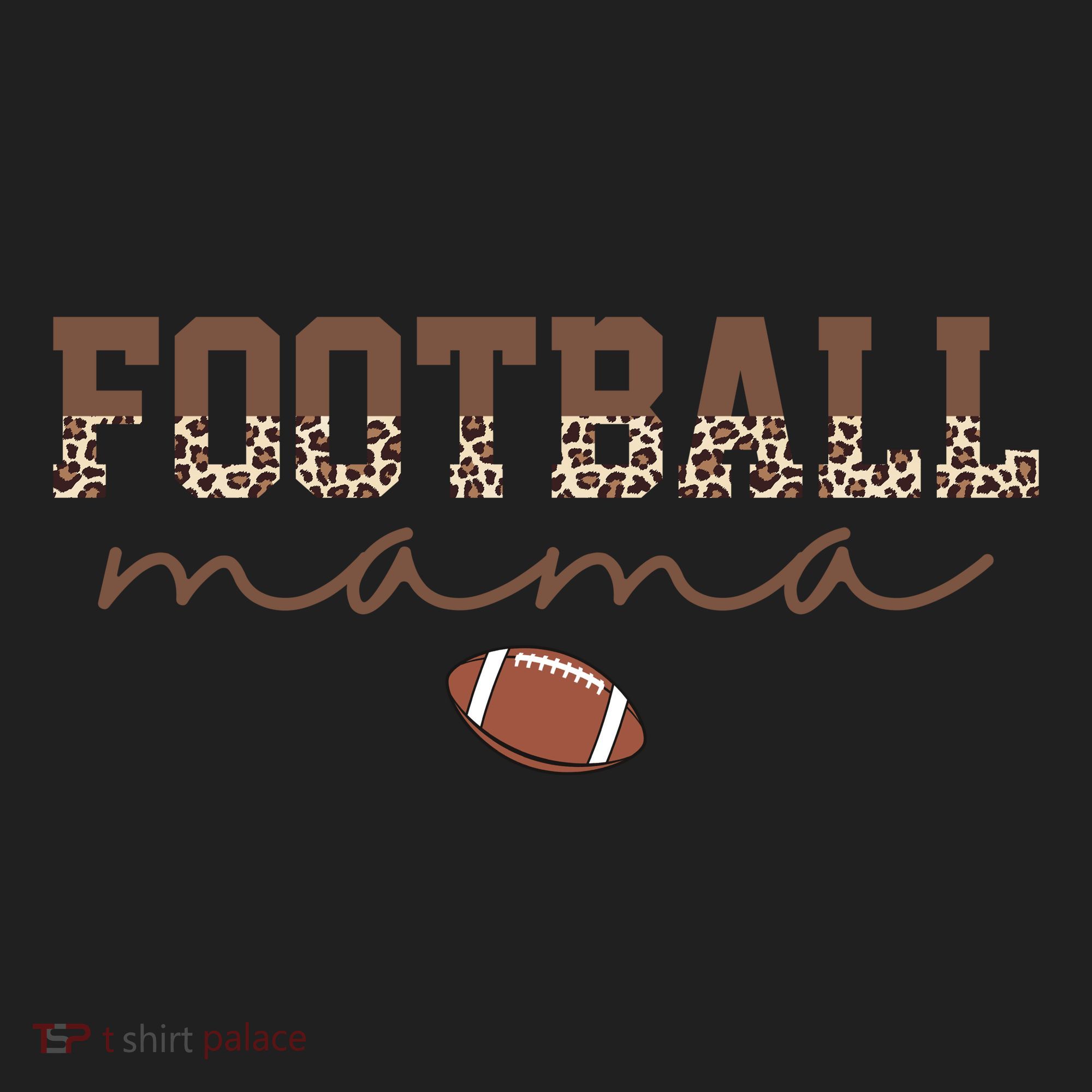 Football Mama Leopard Women's Sweatshirt