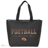 Football Mama Leopard Tote Bag thumb 0