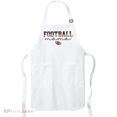 Football Mama Leopard Apron