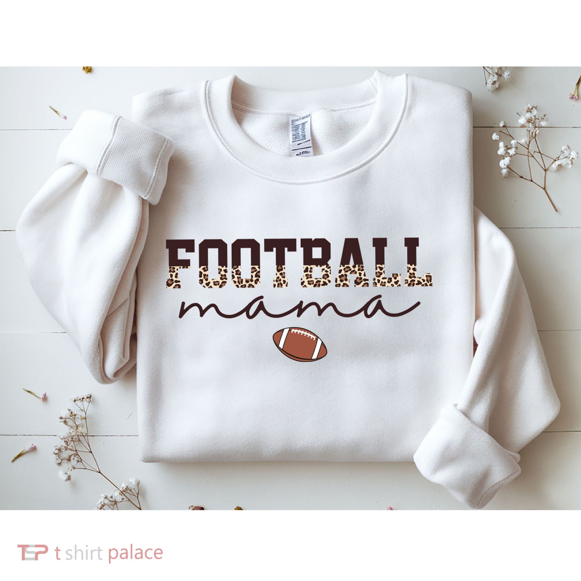 Football Mama Leopard Sweatshirt