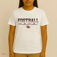 Football Mama Leopard T-Shirt thumb 4